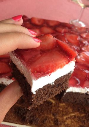 Epres túrós süti recept fotója