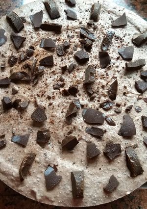 Una foto de Torta helada de chocolate