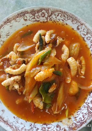 Foto resep Cumi Saos Padang