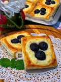 Bánh Ngàn Lớp Phô Mai Việt Quất (Blueberry Cream Cheese Danish)