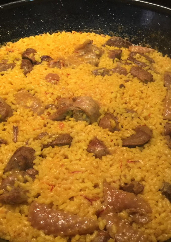 Una foto de Arroz con pavo