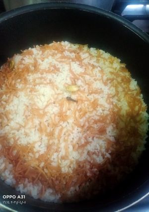 صورة لوصفة رز على طريقتي