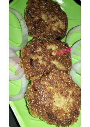 A picture of Khaskhas fritter.