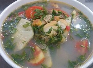 Hình của món Canh trai trai.