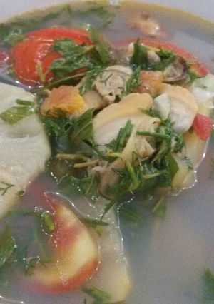 Hình của món Canh trai trai.