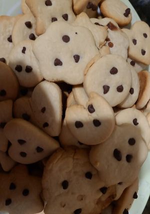 Una foto de Galletitas de vainilla con chips de chocolate 🍫😋