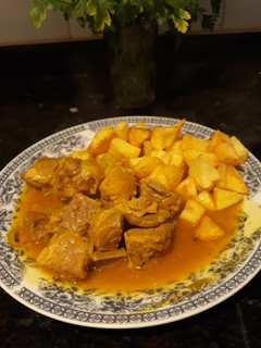 Una foto de Costilla encebolla