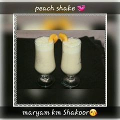A picture of Peach shake.