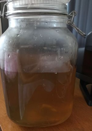 A picture of Vegetable Broth for Maak Kook Soo.
