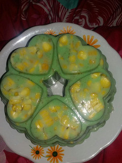Foto resep Puding Roti Tawar Pandan