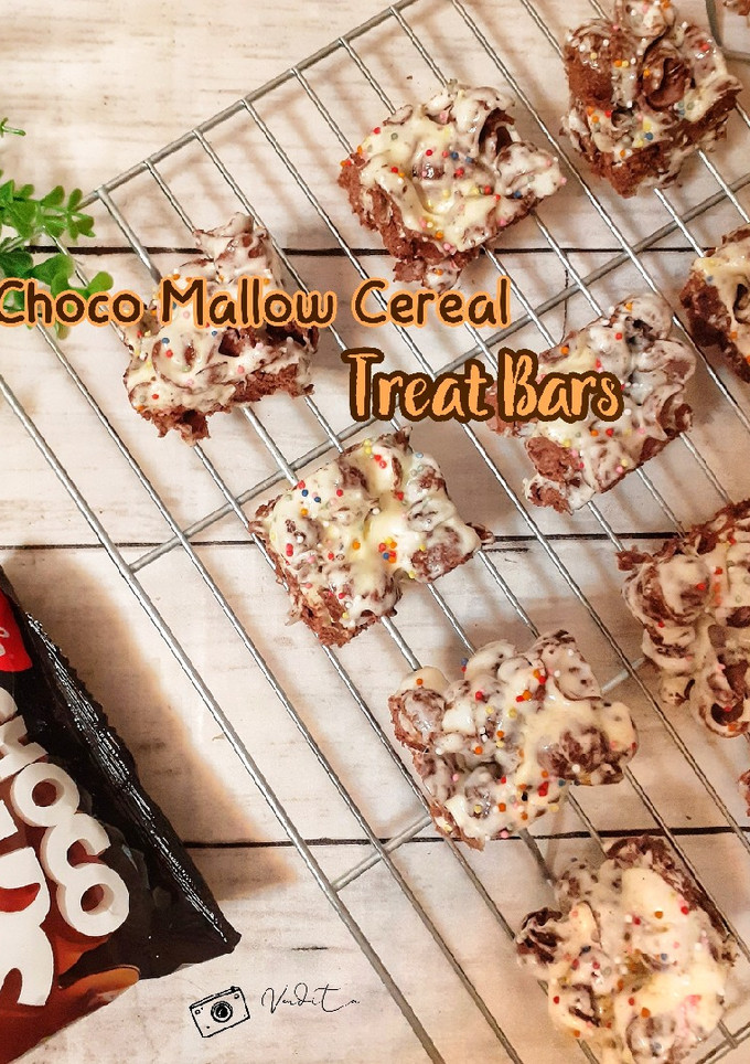 Foto resep Choco Mallow Cereal Treat Bars