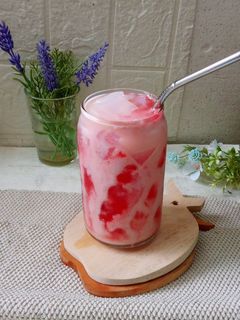 Foto resep Jus semangka Nata yogurt
