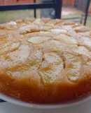 Tarta invertida de manzana y canela
