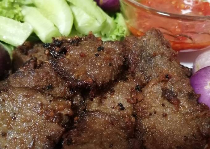 Resep Gepuk Daging Khas Sunda 🥩 Oleh Aisah Food Factory Cookpad 