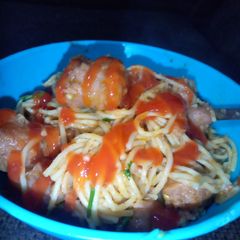 Spaghetti&Sausage Recipe A picture of Spaghetti&Sausage Recipe.