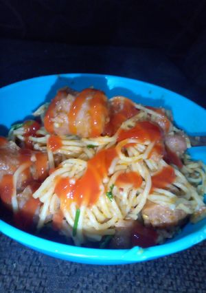 A picture of Spaghetti&Sausage Recipe.