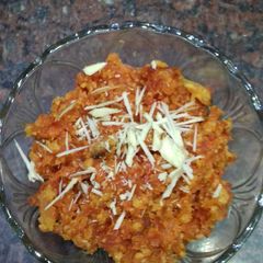 A picture of Gajar ka halwa.