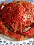 Centolla gallega para Navidad cocida