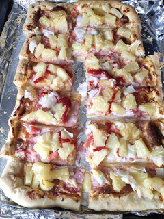 A picture of My Version of Pizza.