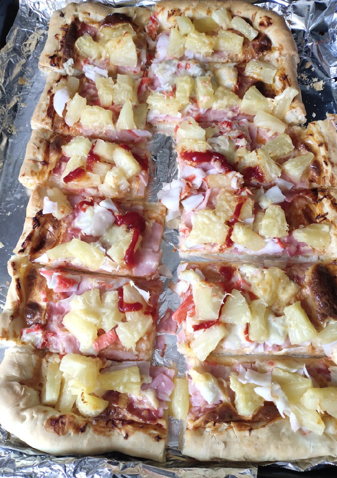 A picture of My Version of Pizza.