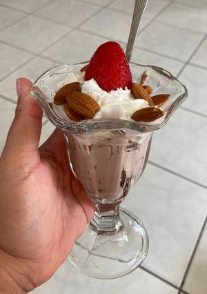 Una foto de Mousse de chocolate SIN azúcar