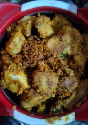 सूखी अरबी की सब्जी (sukhi arbi ki sabzi recipe in Hindi) रेसिपी मुख्य फोटो