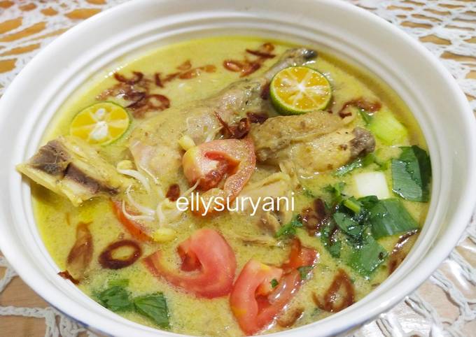 Soto Ayam Kampung Plus Jamur Gerigit