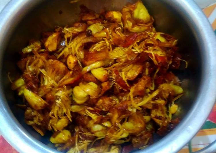 Recipe of Favorite Katahal (jackfruit) ki sabji