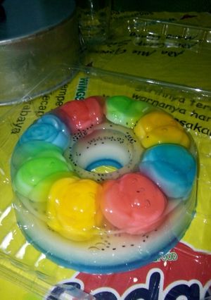 Foto resep Puding bunga mawar