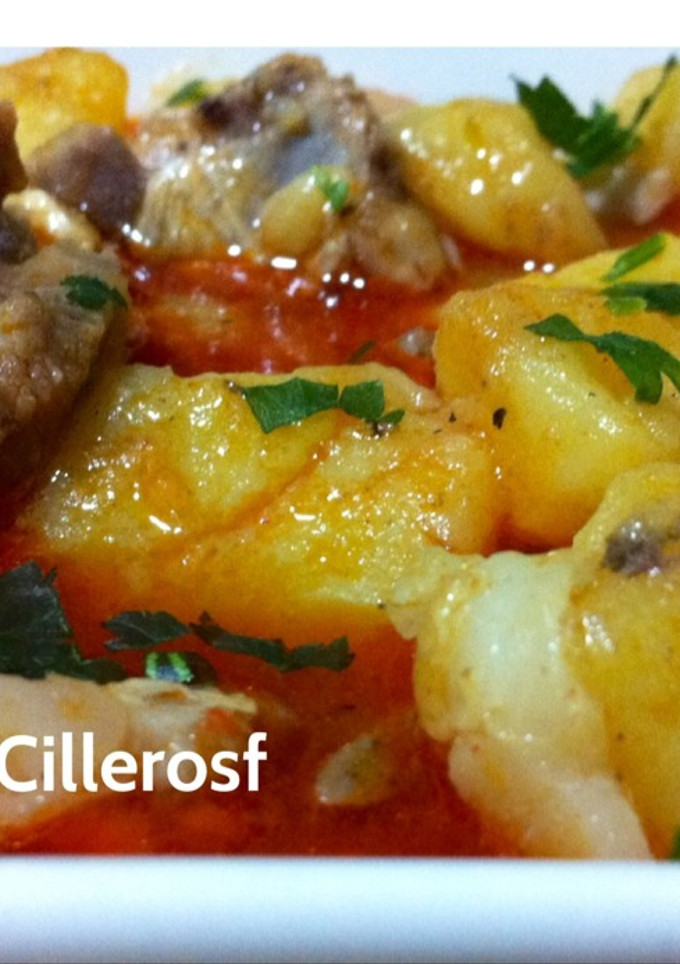 Una foto de Patatas guisadas con carne de cordero