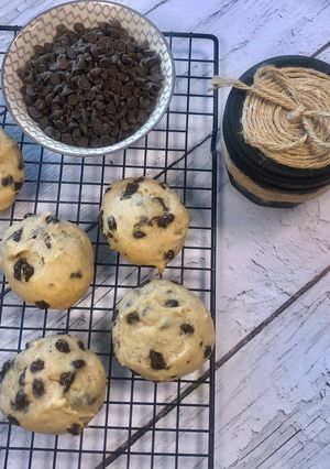 Une photo de Cookies briochés vegan