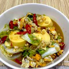 A picture of Cah tofu sawi.