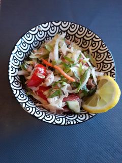 Gyors tonhalas saláta recept fotója