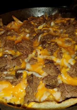 A picture of Carne Asada (Steak) Fries.