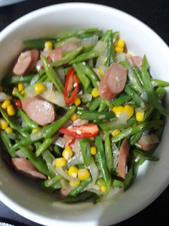 Foto resep Tumis buncis sosis