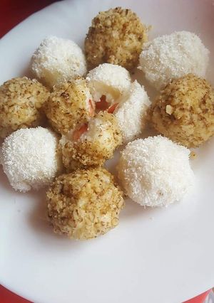 O poză a rețetei Raffaello pentru cei mici.