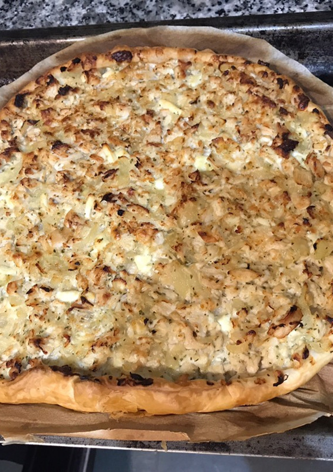 Una foto de Tarta de pechuga de pollo