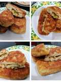 Chicken Stuffed Potato Sandwich