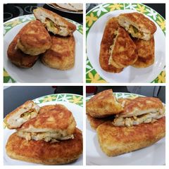 A picture of Chicken Stuffed Potato Sandwich.
