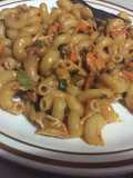 Vege and chicken pasta