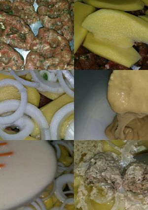 صورة لوصفة صنيه كفته بالطحينيه
