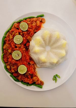 عکسی از دستور خوراک بامیه