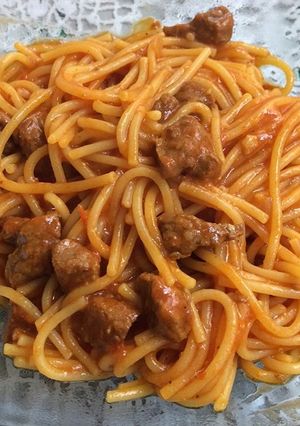 صورة لوصفة معكرونة ليبي (مبقبقة)