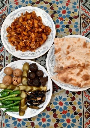 عکسی از دستور سیب زمینی و گوشت چرخ کرده 😂