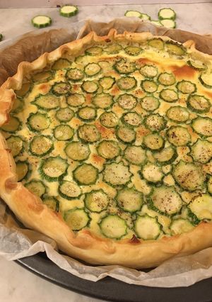 Foto di Torta salata alle zucchine