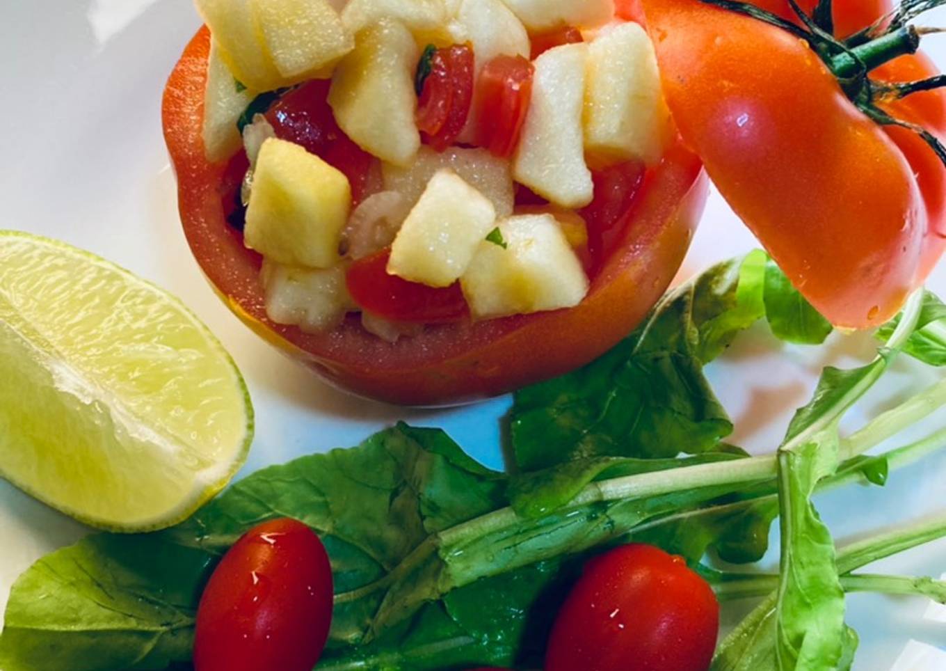 Tartare de pomme 🍎 et tomate