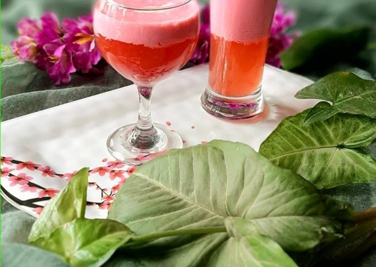 Easiest Way to Prepare Quick Watermelon Shaded smoothie
