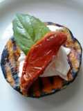 Caprese de calabaza asada