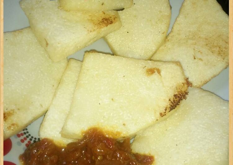 How to Prepare Any-night-of-the-week Fried yam with stew