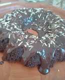 Rosca de brownie en microondas